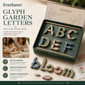 Everluner™ Glyph Garden Letters — Botanical Letter-Building Play Set