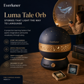 Everluner™ Luma Tale Orb — Illuminated Storytelling Sphere