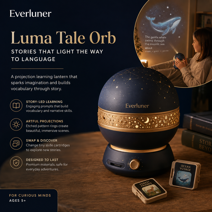 Everluner™ Luma Tale Orb — Illuminated Storytelling Sphere