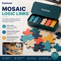 Everluner™ Mosaic Logic Links — Interlocking Pattern Challenge Set